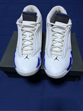 Jordan 14 Retro White Hyper Royal 2020
Size 13